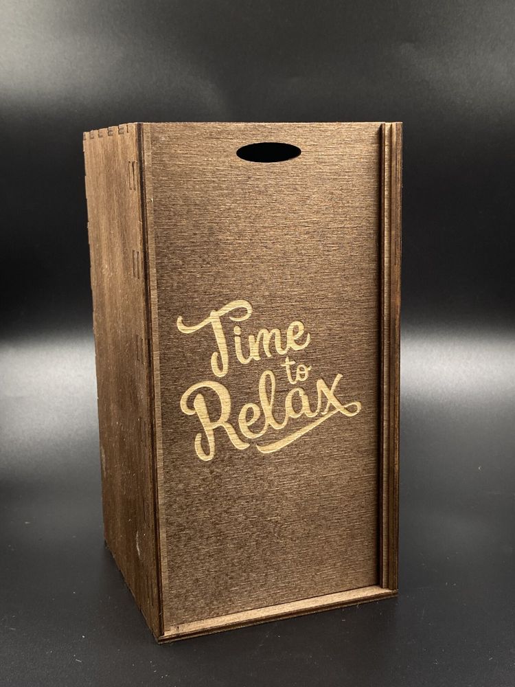 Деревянная коробка "Time to Relax"