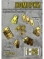 Номерки для гардероба 25 шт