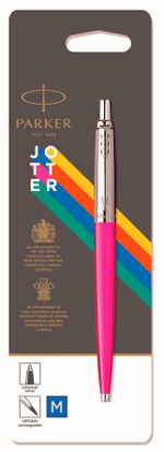 Ручка шариков. Parker Jotter Color корп.розовый M чернила син. блистер