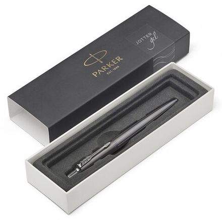 Ручка гелев. Parker Jotter Premium K178  Oxford Grey Pinstripe CT M черные подар.кор.