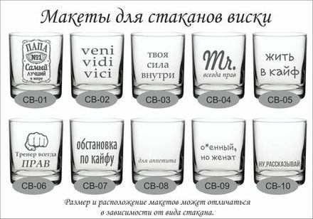 Стакан для Виски "Женат"