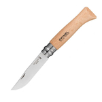 Нож Opinel №8, нержавеющая сталь, рукоять из бука, чехол, картонная коробка, 001089