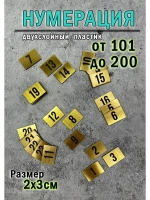 Нумерация гардеробная 101-200