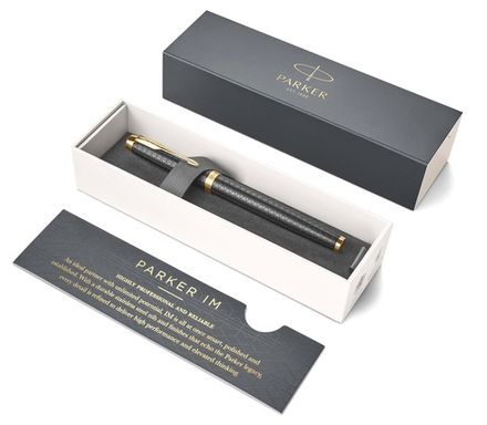 Ручка-роллер Parker IM Premium T323, Black GT