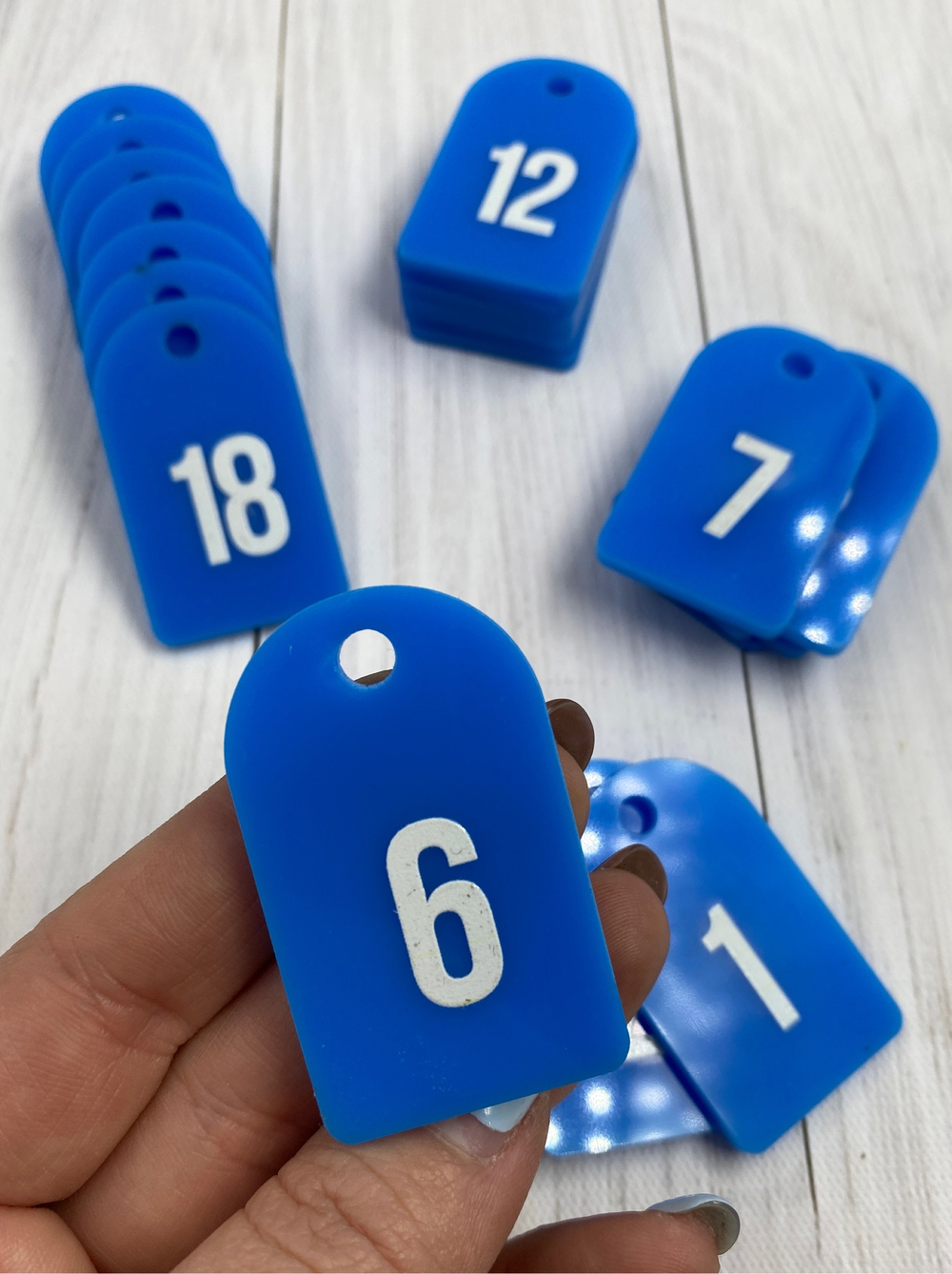 Номерки для ключей 30х50 (Комплект)