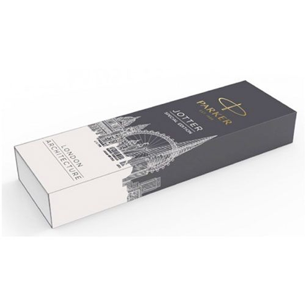 Шариковая ручка Parker Jotter London Architecture Modern Blue, синий стержень