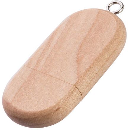 Флешка LETTO, Светлое дерево