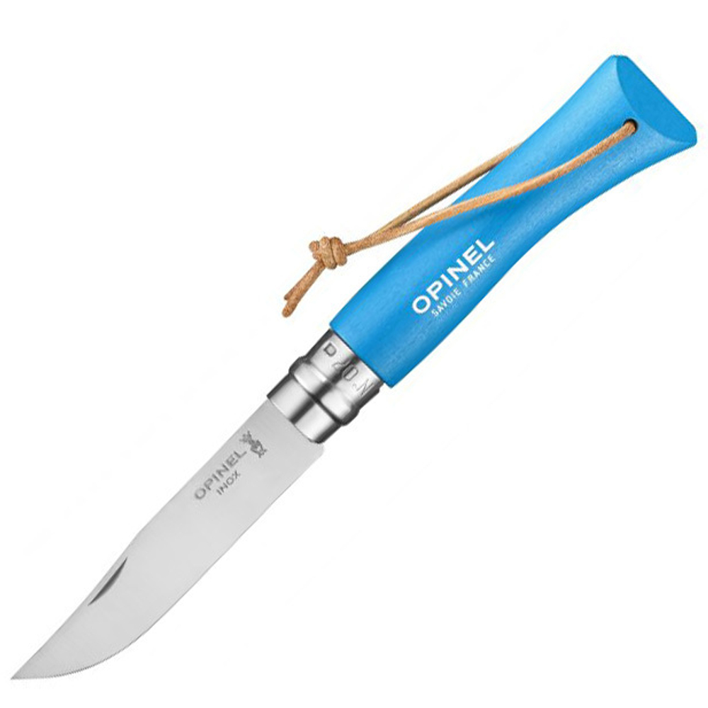 Нож Opinel №7 Trekking нержавеющая сталь, голубой