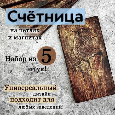 Счётница для кафе на магнитах