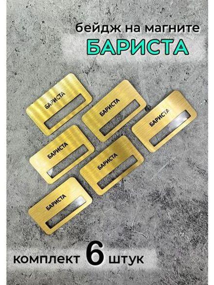 Бейдж на магните  6шт
