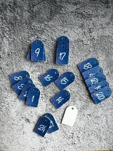 Бирки для ключей акрил 3х5 см