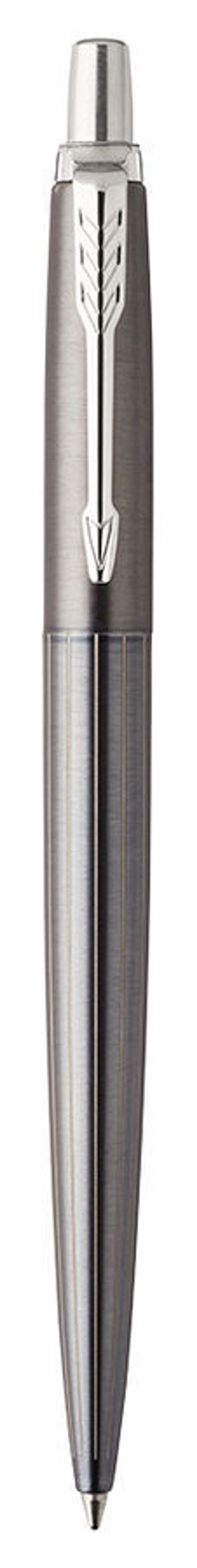 Ручка гелев. Parker Jotter Premium K178  Oxford Grey Pinstripe CT M черные подар.кор.