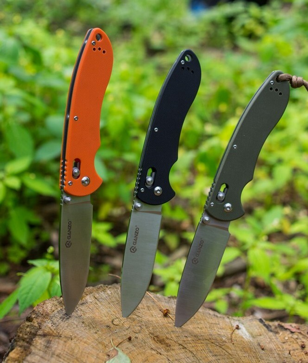 Нож Ganzo G740 черный, G740-BK