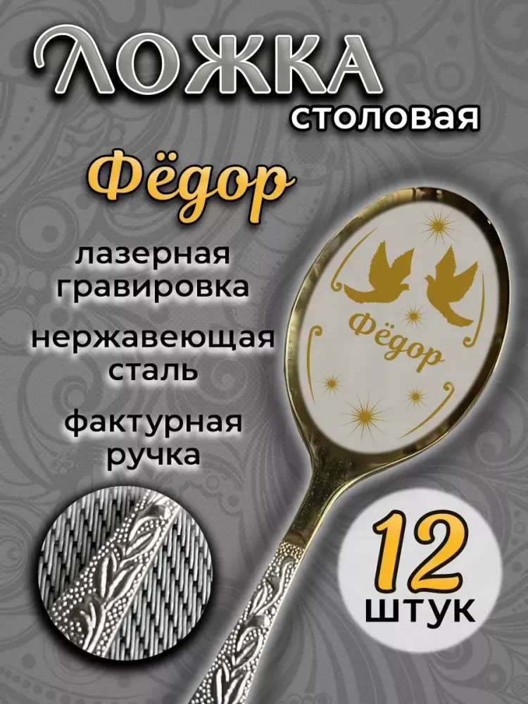 Ложка столовая Фёдор (набор) Ложка столовая Фёдор (набор)