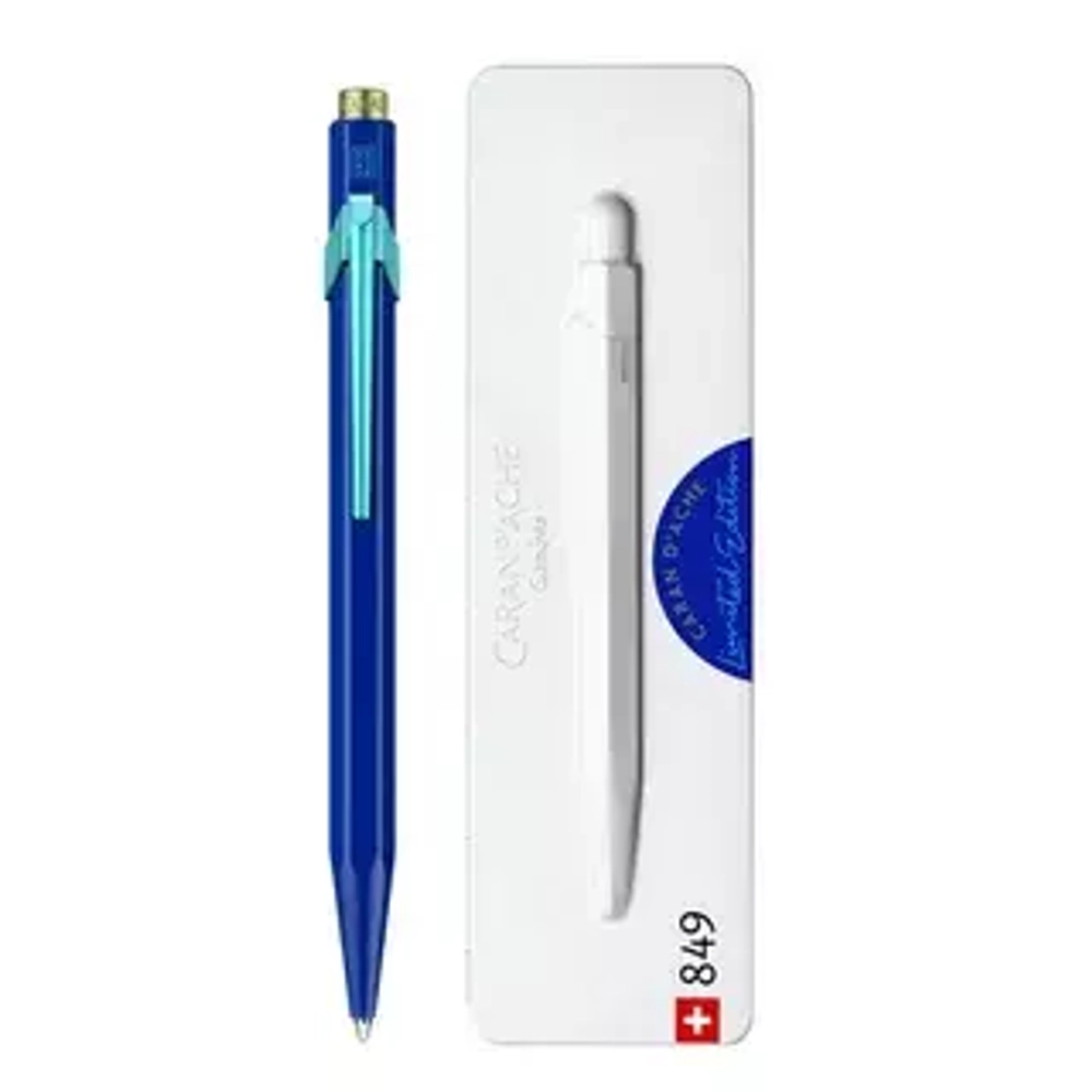 Ручка шариковая Caran d`Ache 849 Claim Your Style LE Blue